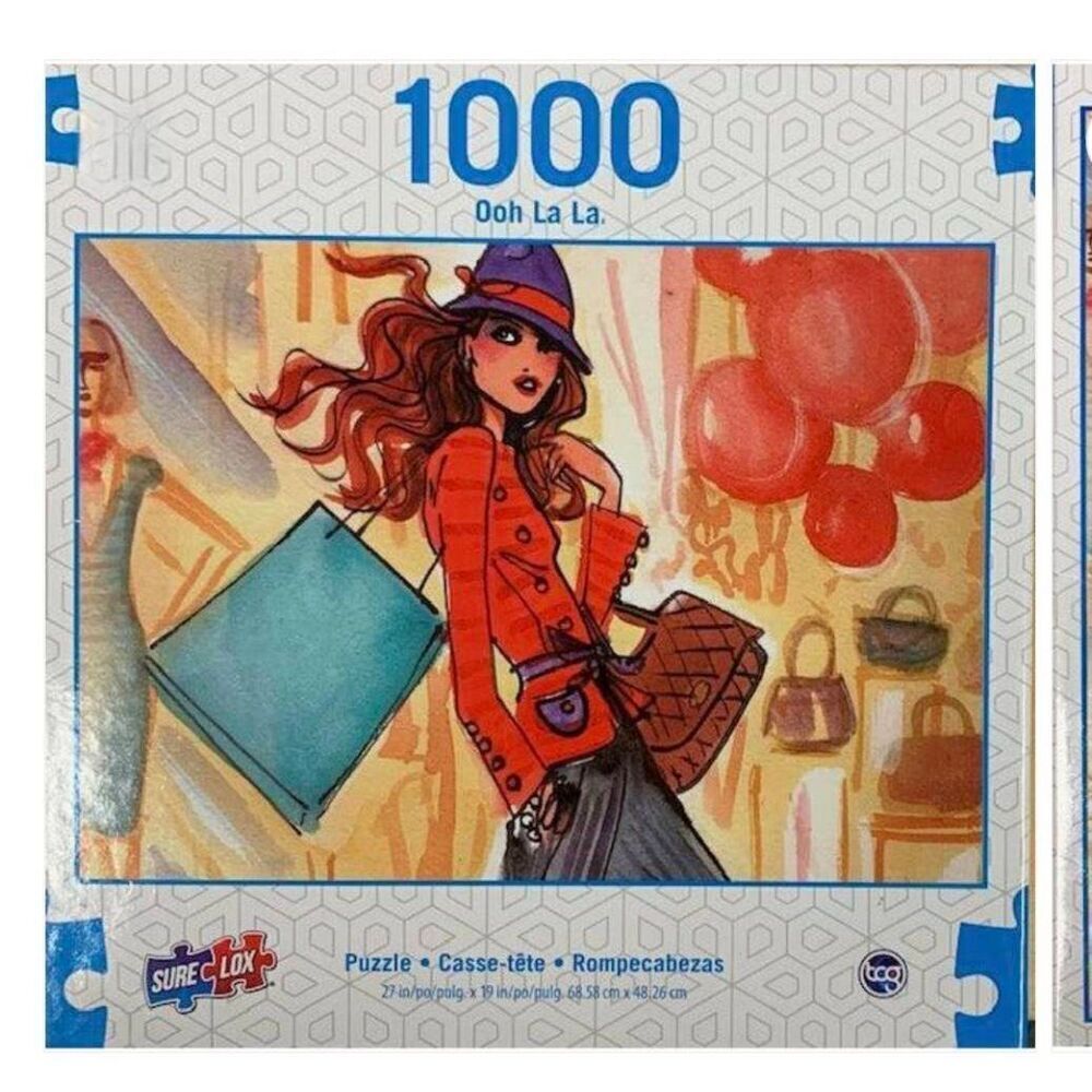 Sure-Lox Ooh La La Love Life 1000 pc Jigsaw Puzzle